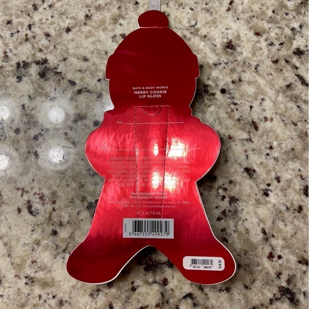 🆕 Bath & Body Works | Merry Cookie Lipgloss Stocking Stuffer | 14mL - Picture 3 of 3